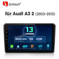 Für Audi A3 S3 RS3 8P 1+32 GB Carplay Autoradio Android 13 GPS Navi RDS SWC WIFI