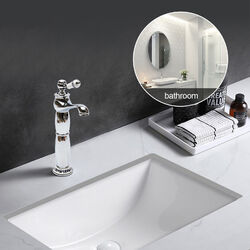 Antik Waschtisch Armatur Messing Retro Wasserhahn Bad Waschbecken Mischbatterie