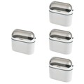  4 Count Desktop-Mülleimer Büro Mann Abfallbehälter Mit Deckel Kann