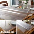 Tischfolie 1.5mm Transparent matt Tischdecke Tischschutz Tischmatte Abwaschbar