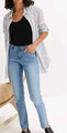 Straight Jeans Mid Waist Stretch Gr. 46 Hellblau Denim neu