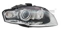 Hauptscheinwerfer TYC 20-11427-15-2 für AUDI A4 B7 P21W D1S Gasentladungslampe