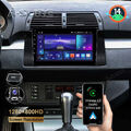 DAB+ 2+64G Android 14 Autoradio GPS Apple CarPlay Kam Für BMW E53 X5 5ER E39 E38