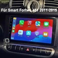 Für Smart Fortwo 451 2011-2015 4+64G Android 14 Autoradio NAVI Apple Carplay KAM