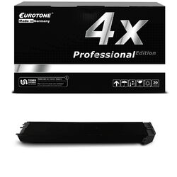 4x PRO Patrone BLACK ersetzt Sharp MX-27 GTBA MX27GTBA MX-27GTBA