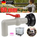 IBC Tank Adapter Zubehör Container Auslaufhahn Wassertank Kugelauslaufhahn TOP!