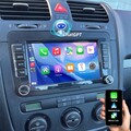 Carplay Android 15 Autoradio GPS Navi Für VW GOLF 5 6 Passat Polo chatgpt RDS FM