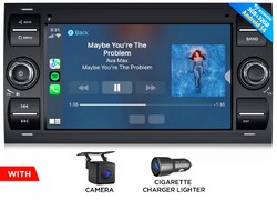 CAM+ Android Auto 14 Autoradio Navi CarPlay Bluetooth WiFi6 für Ford Transit MK7