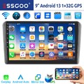 9" 32G Android 13 Autoradio Apple Carplay Navi WIFI RDS Für Audi A3 S3 RS3 8V 8P