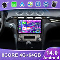 Für Ford S-Max 2006-2015 Autoradio Android 14 GPS Navi DSP Car Play DAB+WIFI AUX