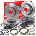 BREMBO BREMSSCHEIBEN+BELÄGE+HANDBREMSE VORNE+HINTEN FÜR MERCEDES VIANO VITO W639