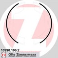 ZIMMERMANN 10990.106.2 Bremsbackensatz, Feststellbremse für BMW,CITROËN,VW