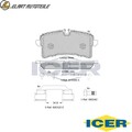 BREMSBELAGSATZ SCHEIBENBREMSE 182159 FÜR AUDI A7/Sportback A4/B9 A8/D4 A6/C7