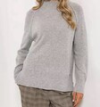 STRANDFEIN Pullover Stehkragen Raglanärmel leger weit  gr.38  ro