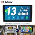 Android 13 32G Carplay Autoradio GPS NAVI RDS Wifi Für Toyota Avensis 2002-2008