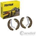 TEXTAR BREMSBACKEN-SATZ HINTERACHSE passend für CITROËN C25 FIAT DUCATO TALENTO