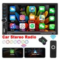 Doppel 2 DIN Autoradio Carplay Android Auto Bluetooth USB SD AUX Fernbedienung