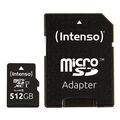 Intenso microSDXC Card Premium 512GB mit Speicherkartenadapter