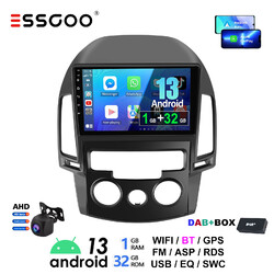 DAB+ Für HYUNDAI i30 MK1 FD 2006-2011 Autoradio GPS Android 13 CarPlay BT Kamera