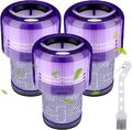 3x Waschbarer Hepa-Filter für Dyson V12 Detect Slim Absolute Total Clean Staubs