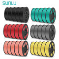 5x SUNLU 1KG PLA+ PLA PETG ABS 3D Drucker Filament 1.75mm Verbrauchsmaterial 