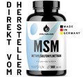 MSM Kapseln 360 Stück - 99,9% hochreines Methylsulfonylmethan, Schwefel 34%