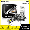 2x H7 Hi/Low Beam Birne Auto Kit Scheinwerfer Halogen 6500K Weiß Mit Zulassung.