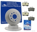 ATE Bremsenset Bremsscheiben und Bremsbeläge hinten für FORD GALAXY 