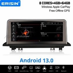 10,25" IPS Android 14 DAB+ Autoradio WiFi 4G CarPlay 4GB+64GB GPS BMW X1 F48 NBT