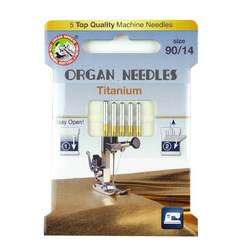 Stickmaschinennadeln ORGAN® NeedlesTitanium Stärke 90/14