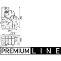Ausgleichsbehälter Kühlmittel MAHLE CRT 225 000P Kühlung