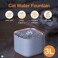 3L Trinkbrunnen Haustier Automatisch Wasserspender für Katzen Hunde w/Filter DE