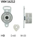 SKF VKM 16212 Spannrolle, Zahnriemen für JEEP RENAULT