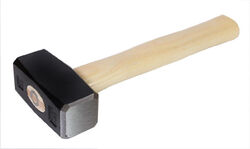Fäustel 1250 g Hammer Schlosserhammer Eschenstiel Vorschlaghammer Profi