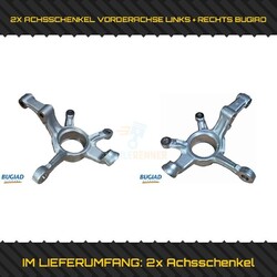2X BUGIAD ACHSSCHENKEL, RADAUFHÄNGUNG VORDERACHSE LINKS + RECHTS