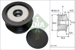 Schaeffler INA 535 0188 10 Generatorfreilauf für OPEL SAAB Generator