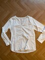 Damen Bluse LIEBLINGSSTÜCK Größe Small Weiß Brustweite ca. 52 cm Länge ca.62 cm
