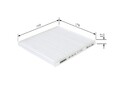 Innenraumfilter Pollenfilter Filter für Suzuki Bosch 1987432172 2001 - 2007