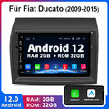Carplay Autoradio Für Fiat Ducato 2009- 2015 Android 12 GPS Navi WIFI RDS 2G+32G