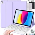 Hülle mit QWERTZ Tastatur Maus Für iPad 7 8 9 10 11 Gen Pro 11 Air 11 Zoll M2 M3