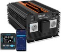 EDECOA Sinus Wechselrichter 12V 230V Spannungswandler 3500W EB-RC Android APP