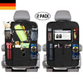 2x Rückenlehnentasche Rücksitztasche Rückenlehnenschutz Auto Organizer Rücksitz