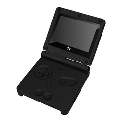 RetroSix Prestige Gehäuse Kits IPS Ready für Game boy Advance SP Matt Black S...