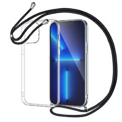Hülle mit Band für Samsung A05 A15 A25 A54 A55 S24 FE Handykette Schutz Case