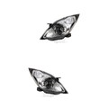 Halogen Scheinwerfer Set links & rechts Hauptscheinwerfer H4 für Chevrolet Spark