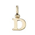 Buchstabe " D " Ketten Anhänger Goldanhänger, 333 Gold, Einhänger, Unisex