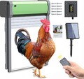 Solar Automatische Hühnerklappe Türöffner Hühnerstall Elektrische Hühnerklappe