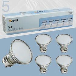 ZMH 10er GU10 LED Birne Leuchtmittel Spot Strahler Warmweiß 5er/10er Glühbirne