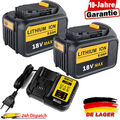 Für DeWalt DCB184 9Ah Akku 18V 6,0Ah XR Li-Ion Batterie DCB182 DCB205 DCB204