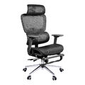 Ergonomischer Bürostuhl Drehstuhl Schreibtischstuhl Chefsessel Kopfstütze 200KG